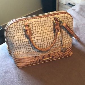 Brahmin Satchel - excellent cond 12" L 9" H 6" W